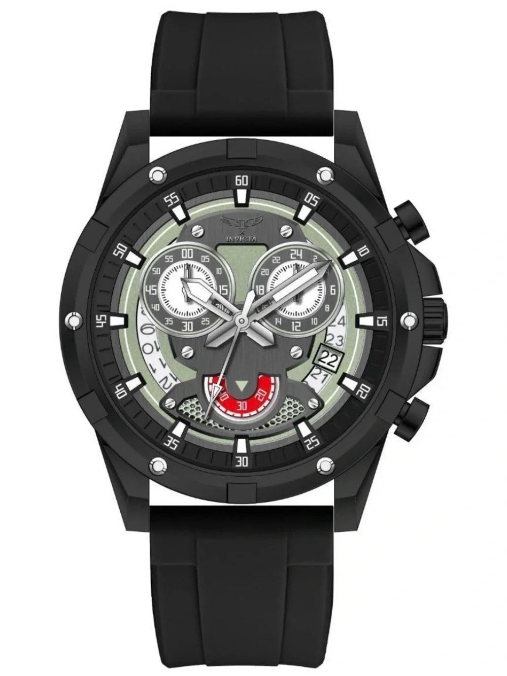 New Invicta S1 Rally I by Invicta Men's Watch - 44mm, Black
